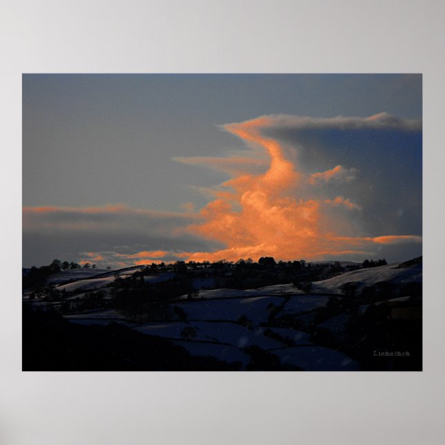 Poster Nuage de neige sur Newtown (Devant)