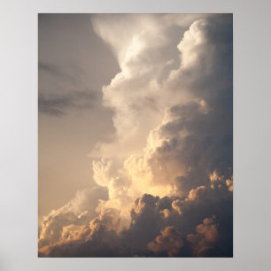 Poster Nuage de nuages Ciel nuages de tempête