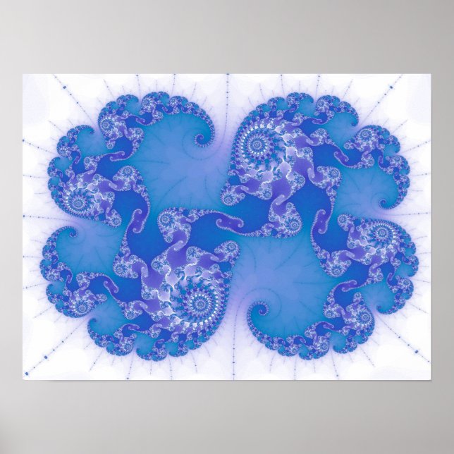 Poster Nuage fractal (Devant)