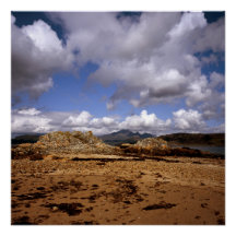 Nuage passant au-dessus de Blabheinn Isle of Skye 
