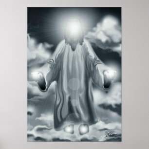 POSTER NUAGES DE JÉSUS