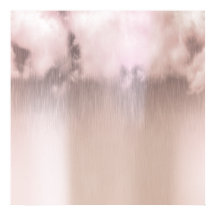 Nuages de jour pluvieux Rose Rose Or Blanc