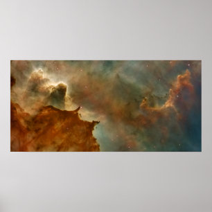 Poster Nuages de petits groupes de nébuleuse de Carina