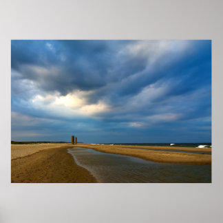 Poster Nuages de plage