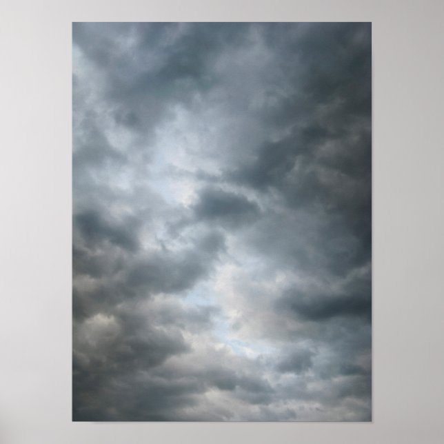 Poster Nuages de tempête en panne (Devant)