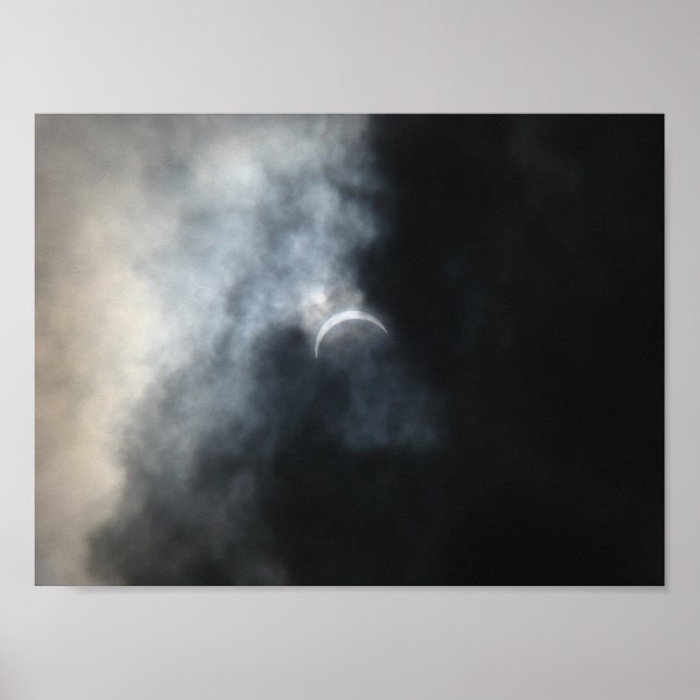 Poster Nuages éffrayants de tempête Eclipse 2017 (Devant)
