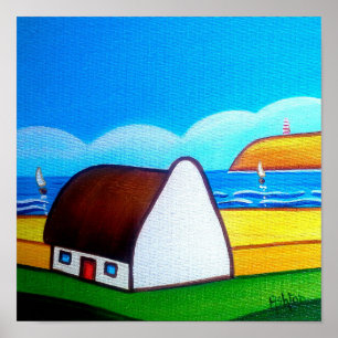 Poster Nuages fluides
