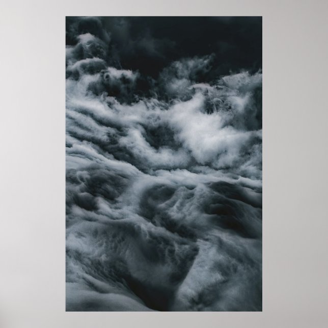 Poster Nuages gris (Devant)