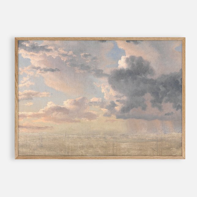 Poster Nuages, huile vintage (Créateur téléchargé)
