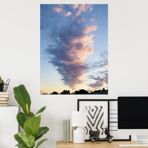 Poster Nuages New Jersey Sunset