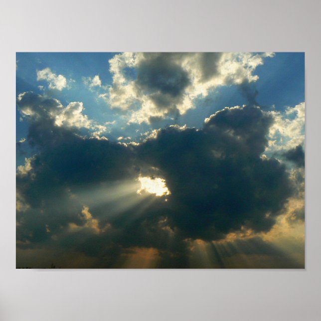 Poster Nuages spirituels 1 (Devant)