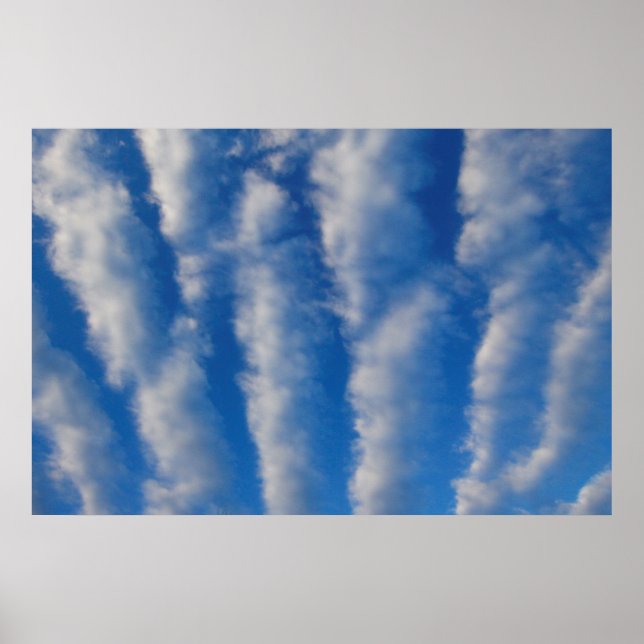 Poster Nuages Stratocumulus Undulatus (Devant)