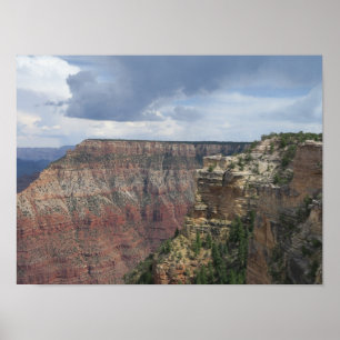 Poster Nuages sur Grand Canyon