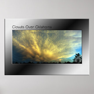 Poster Nuages sur l'Oklahoma