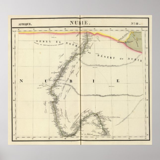 Poster Nubie Afrique 18 (Devant)