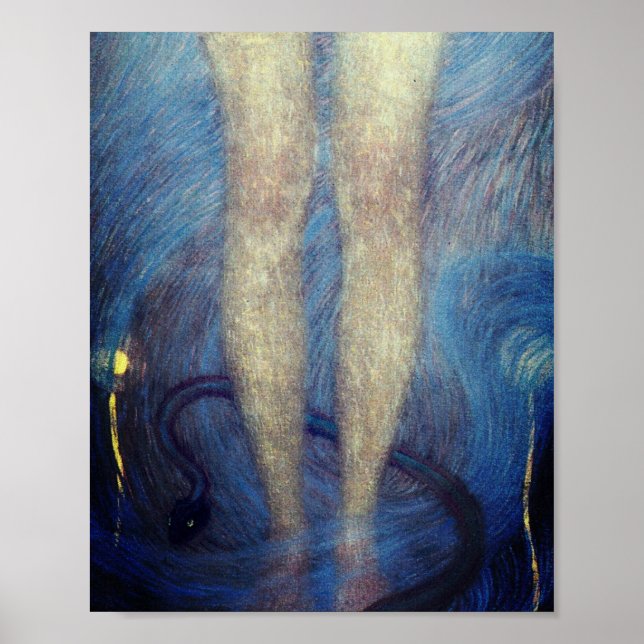 Poster Nuda Veritas - détail (1899) par Gustav Klimt (Devant)