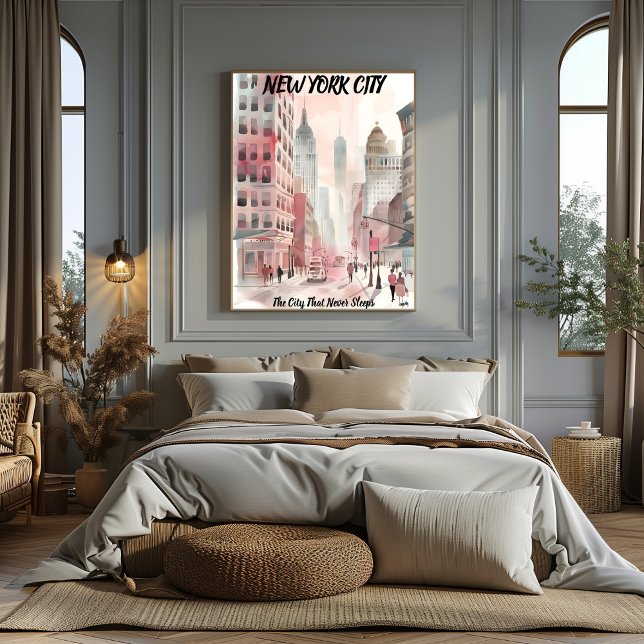 Poster Nueva York: La Ciudad Que Nunca Duerme (Créateur téléchargé)