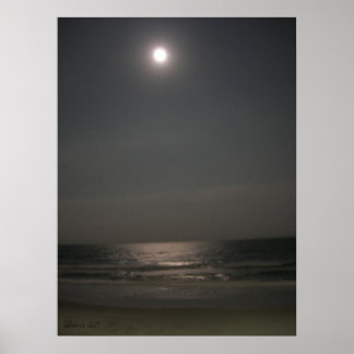 Poster Nuit à la plage