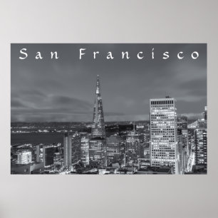 Poster Nuit à San Francisco