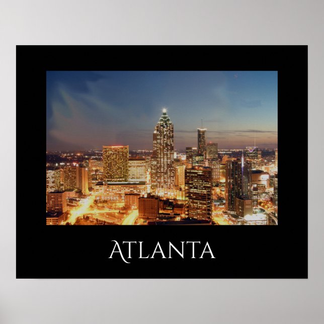 Poster Nuit Atlanta (Devant)