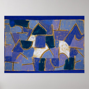 Poster Nuit bleue, 1937 par Paul Klee