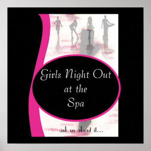Poster Nuit de filles, le theSpa d'Outat de nuit de