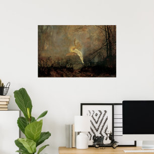 Poster Nuit de mi-été par Grimshaw, Art Victorien Vintage
