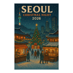 Poster Nuit de Noël à Séoul 2026