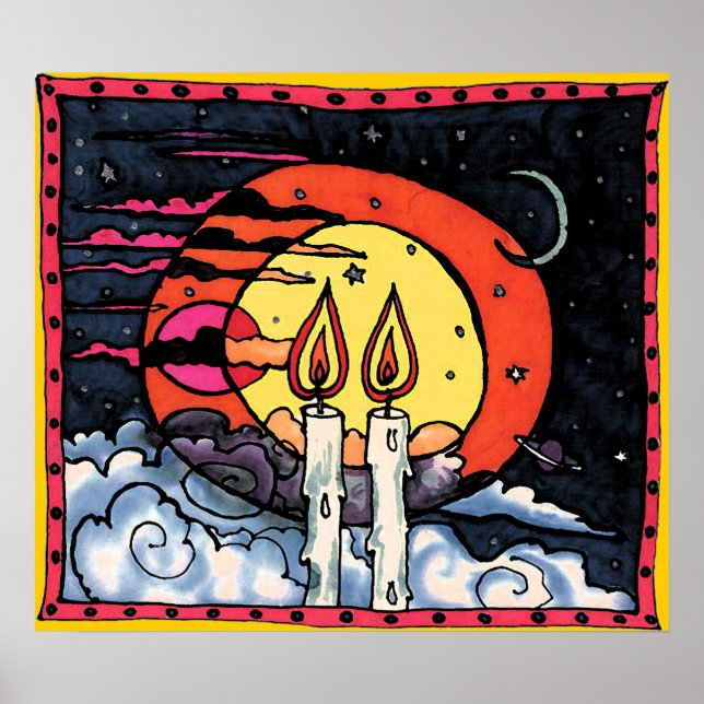 Poster Nuit de Shabbat (Devant)