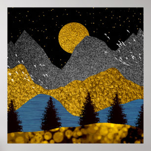 Poster Nuit dorée