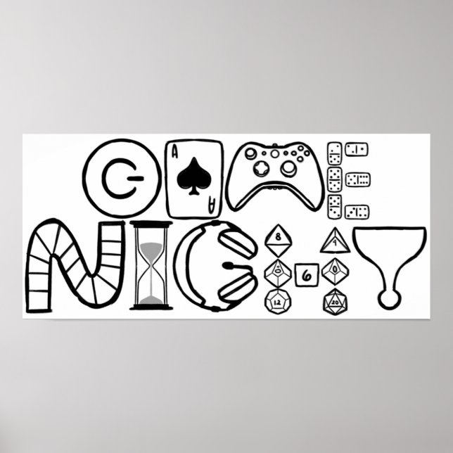 Poster Nuit du jeu (Devant)