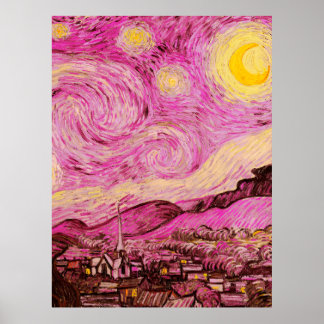Poster Nuit étoilée par Vincent Van Gogh
