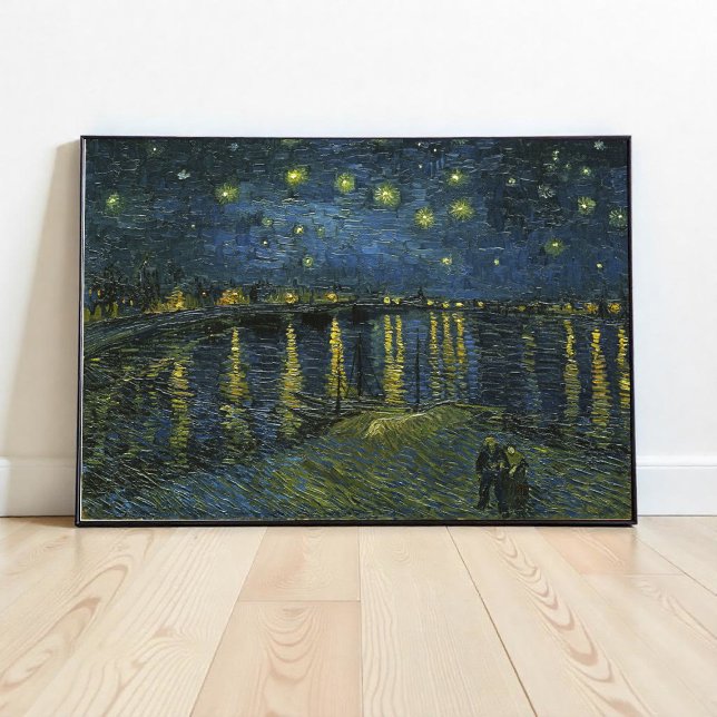 Poster Nuit étoilée sur le Rhône, Vincent van Gogh (Créateur téléchargé)