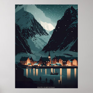 Poster Nuit Lofoten