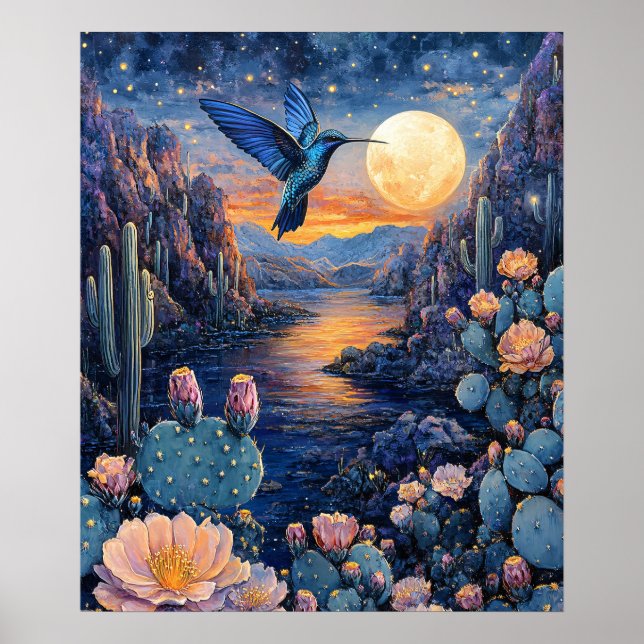 Poster Nuit Pittoresque de Colibri Sud-Ouest (Devant)