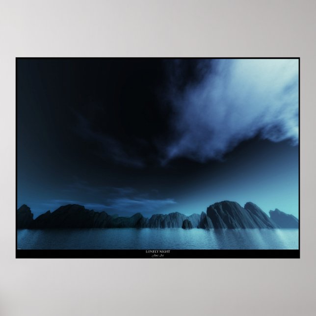 Poster Nuit solitaire (Devant)