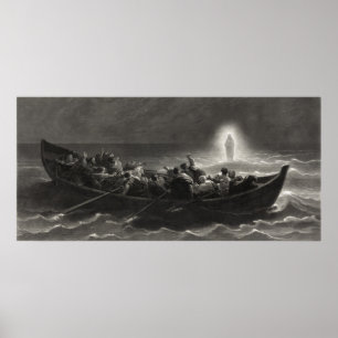 Poster "Nuit sur la mer de Galilée"