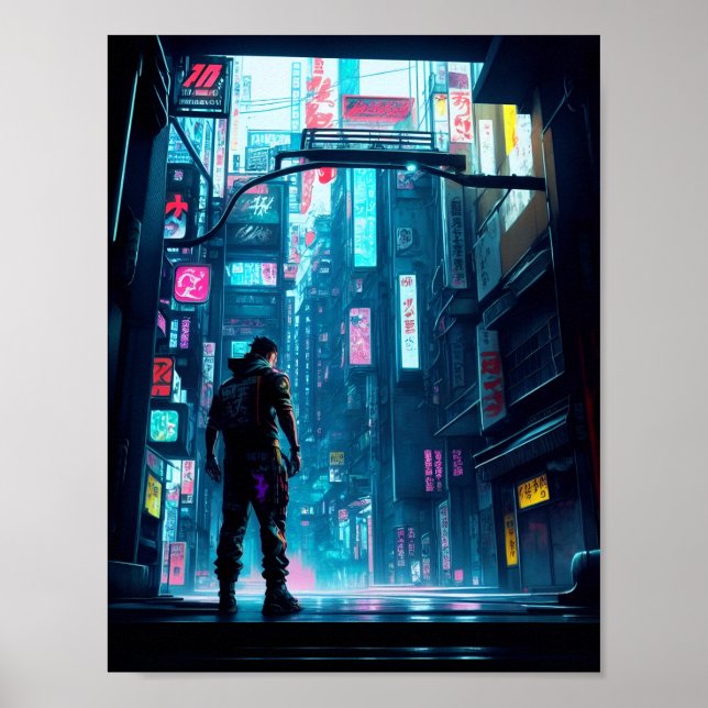 Poster Nuits de Neon Tokyo (Devant)