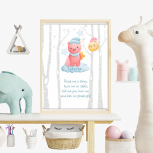 Poster Nuits de rêve avec Piggy et Lune