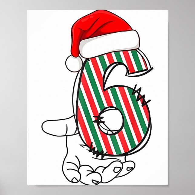 Poster Number 6 Matching 67 Meme Christmas Costume Men Wo (Devant)