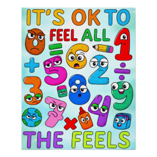 Poster Number Day 2026 Green Calculator Math Design