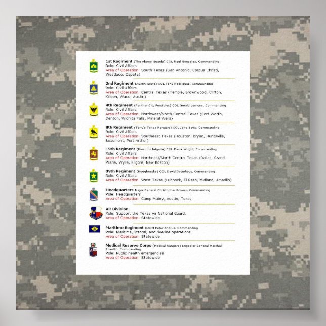 Poster numérique, 10 façons de TXSG, UNITS TXSG (Devant)