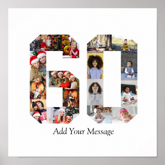 Poster Numéro 60 Collage photo (Devant)