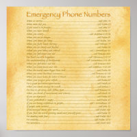 Numéro de téléphone d'urgence