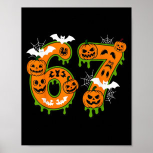 Poster Numéro Épouvantable 67 dans Halloween pour tout le
