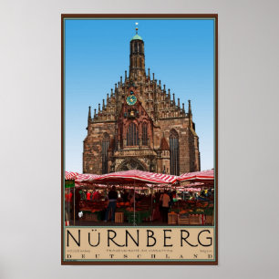 Poster Nürnberg - Frauenkirche