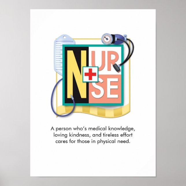 Poster "Nurse" (Vorne)