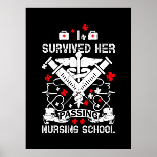 Poster Nurse Survided Her Passing Nursing