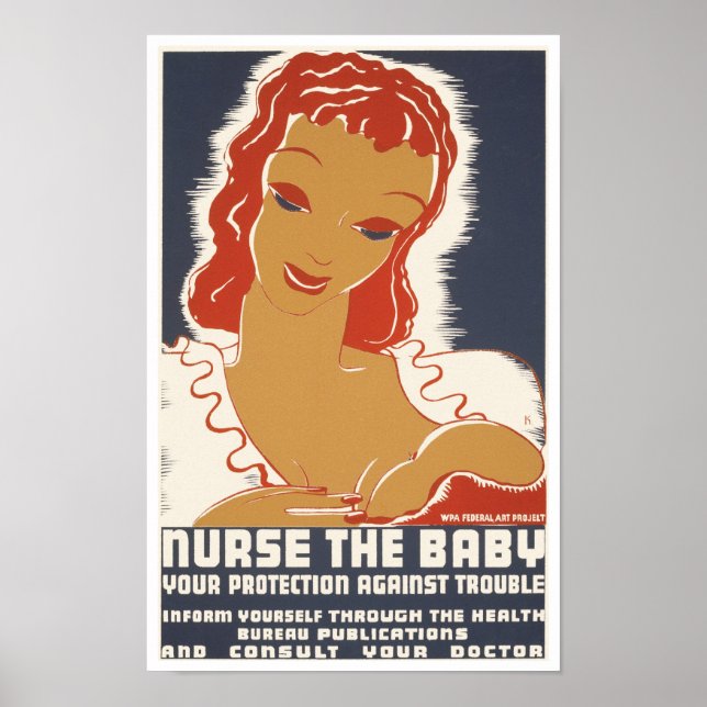 Poster Nurse The Baby (Devant)