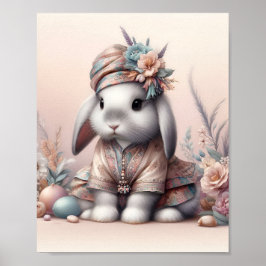 Poster Nursery Art Nusantara / Patrimoine Bébé Animaux